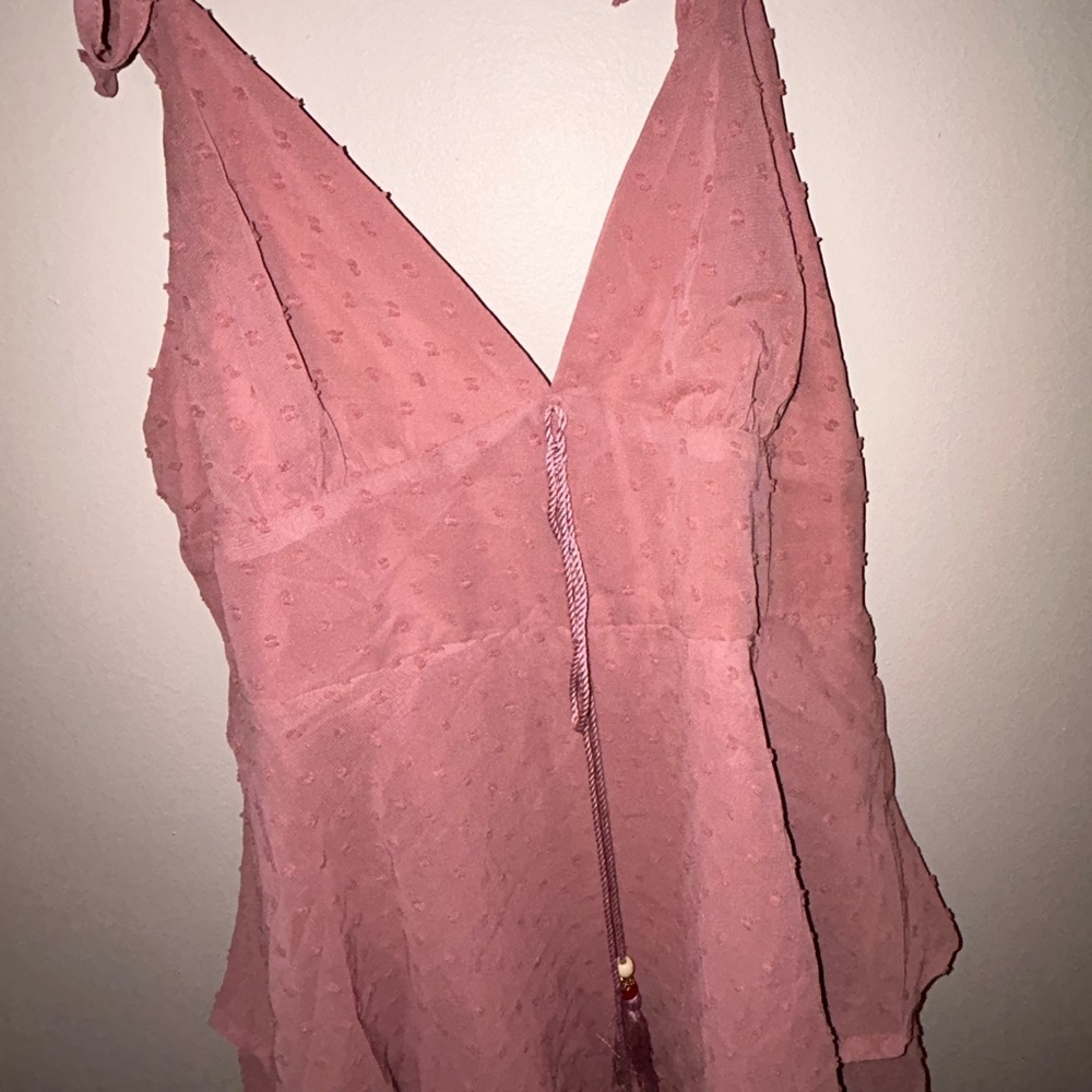 Dusty Pink cami Romper